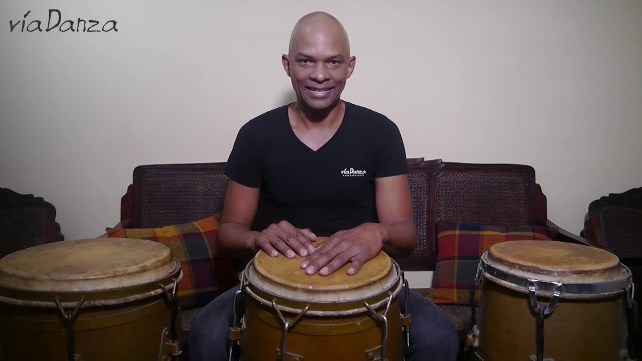 CLASES DE PERCUSION CUBANA 6* Charanga, Bomba y Dengue *VARIANTES* CON DOS CONGAS*víaDanzaCuba*