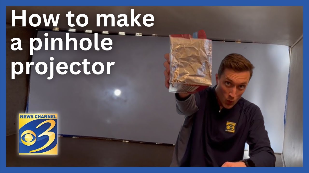 How to make a box pinhole projector to view the solar eclipse