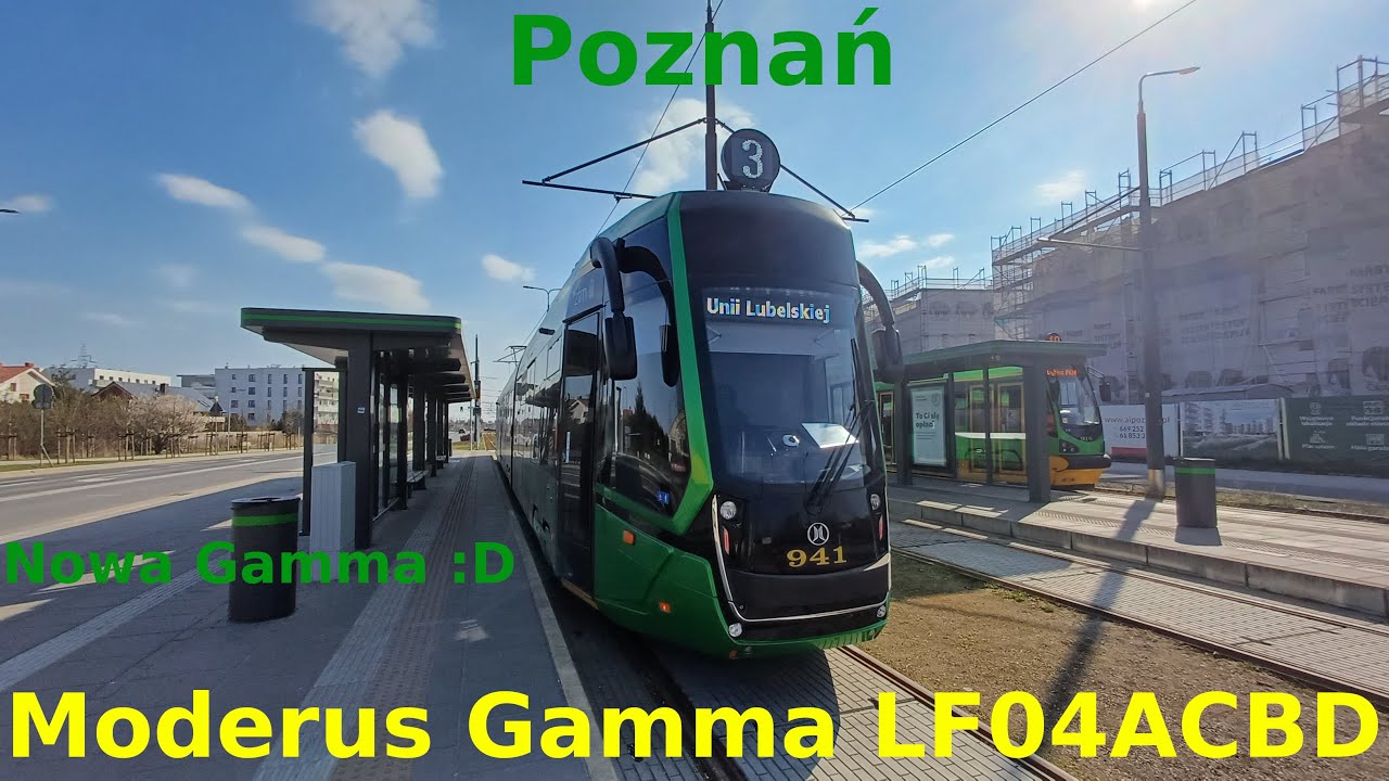 Odc. 49 MPK Poznań Moderus Gamma LF04ACBD Nowa Gamma Dla Poznania