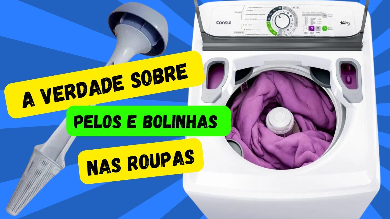 Como Evitar Pelos Bolinhas e Fiapos nas Roupas na Maquina de Lavar Dicas Infal&iacute;veis #m&aacute;quinadelavar