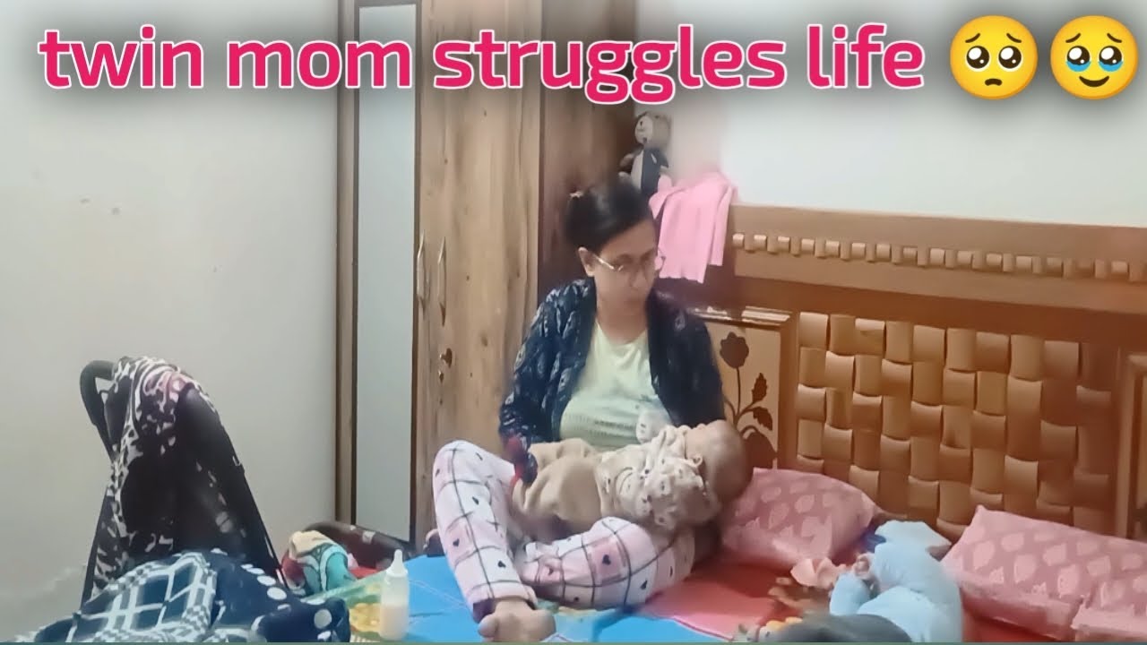एक साथ दो बच्चे संभालना कितना ही मुश्किल होता हैं ? 😔🥺🥹🧿| बेटी ❤️ बेटा ❤️ |