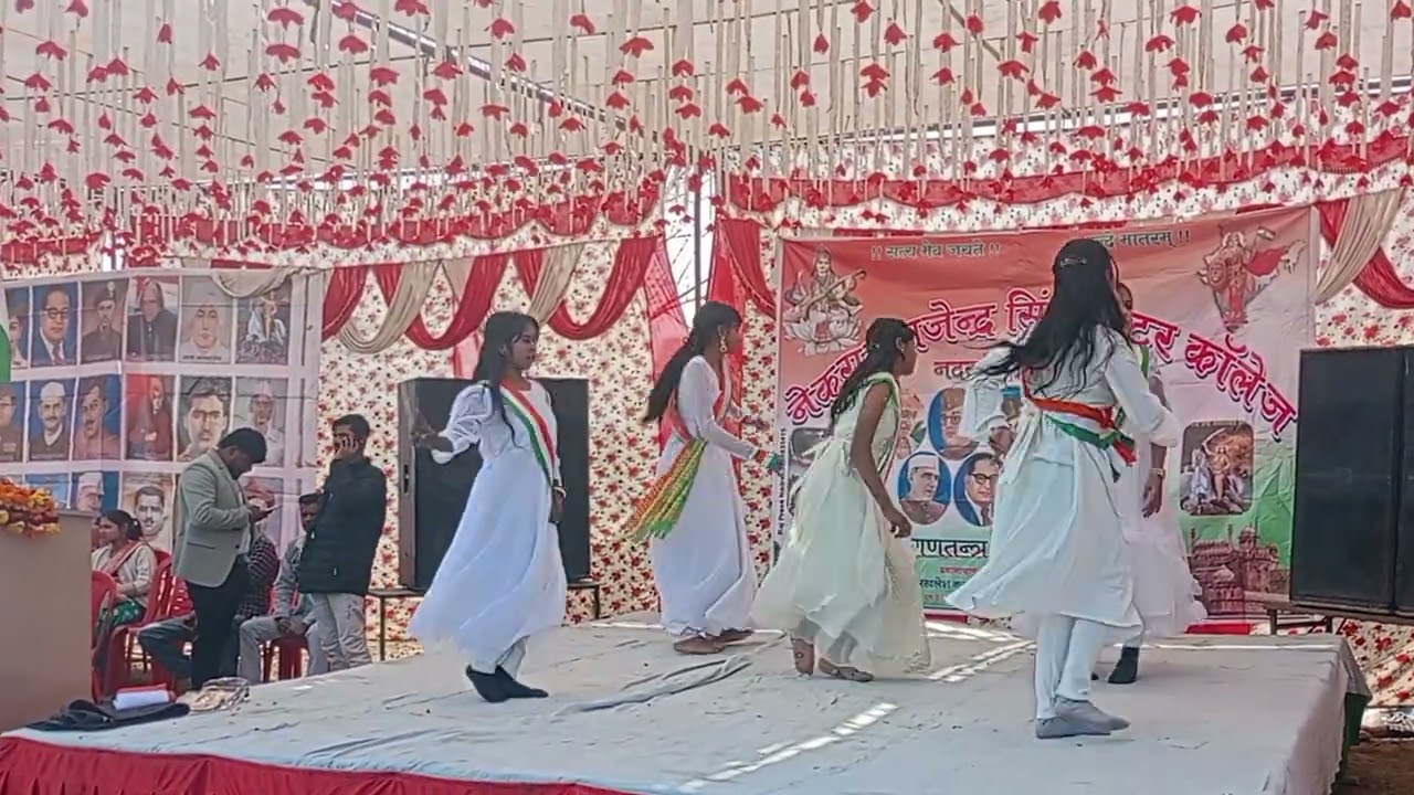 #N.R Inter college ❣️ #nadrai 🥳 #26january program 🔥 #jisdesh me ganga rahta hai 🥰