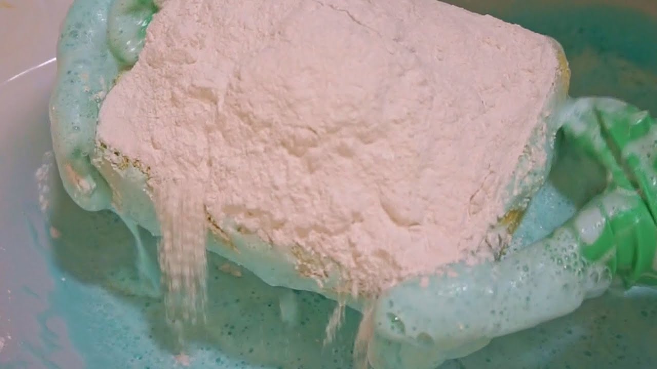 ASMR ✨ Recycled paste, settled paste & sudsy rinse ✨