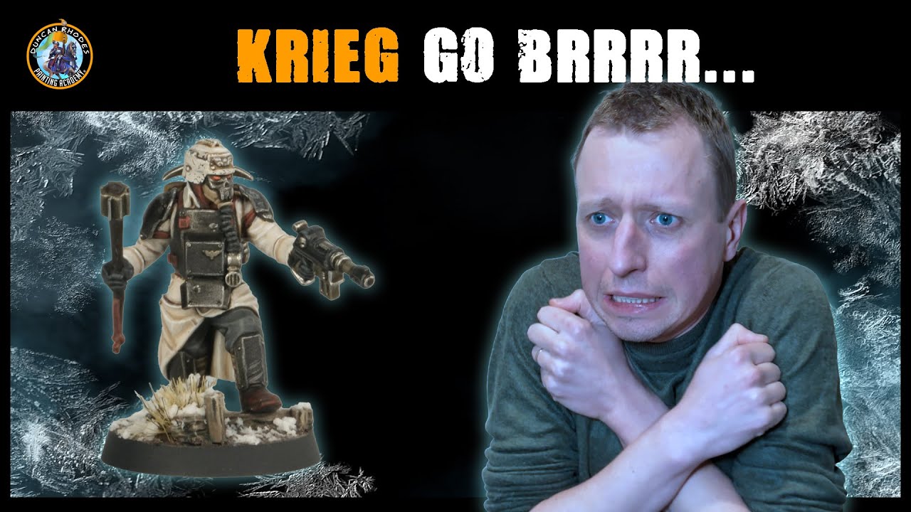 My Custom Krieg Colour Scheme - the 54th Blizzard Assault Regiment | WARHAMMER 40k | Duncan Rhodes