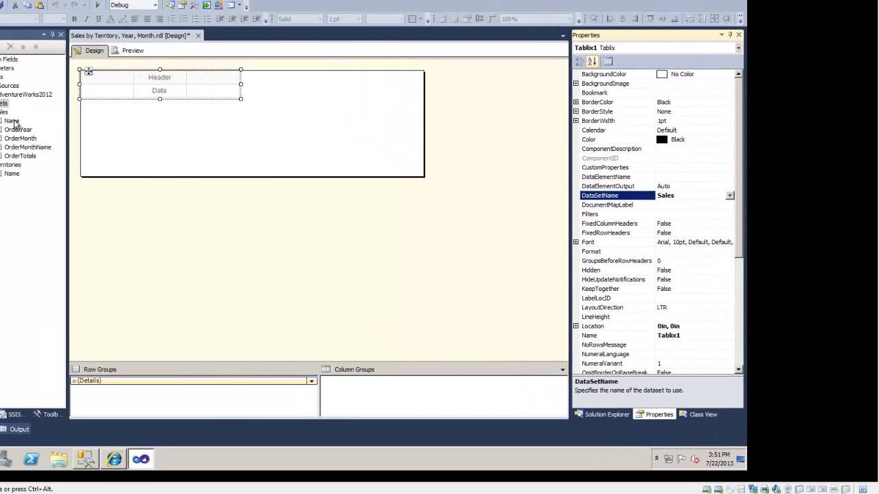 Build Your First SQL Server Reporting Services Report