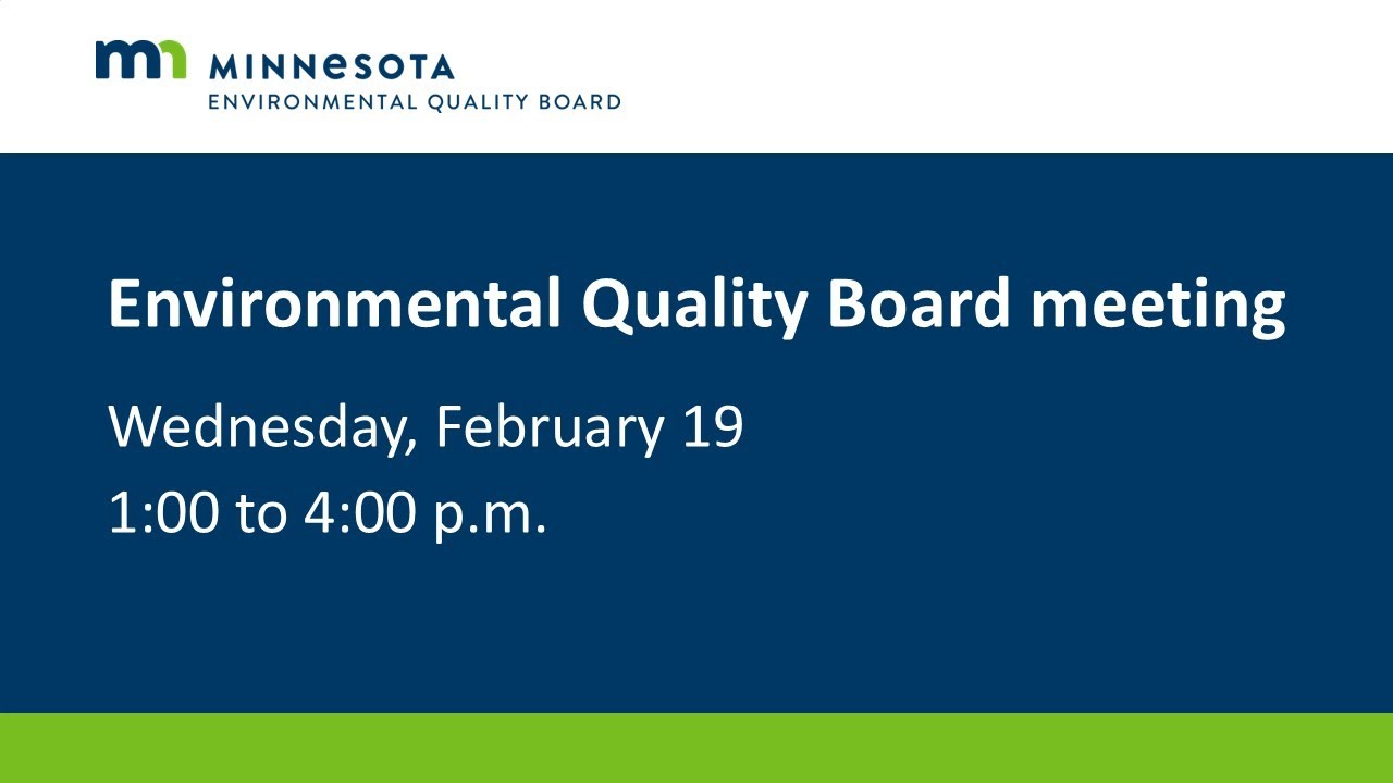 February 2025 Environmental Quality Board meeting
