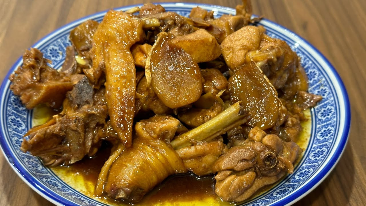 Как легко приготовить курицу в кунжутном масле дома | 麻油鸡 ｜ Китайская кухня