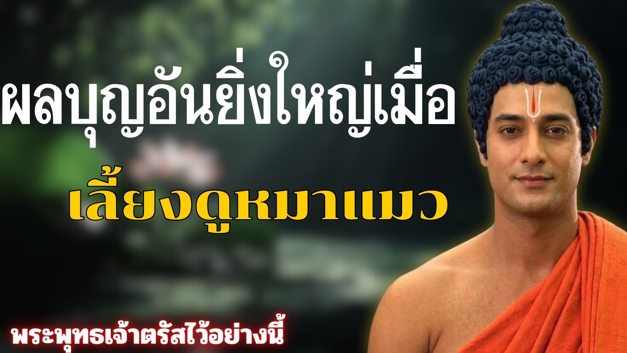อานิสงส์เมตตา : พลิกชีวิตด้วยบุญจากการเกื้อกูลสัตว์ยากไร้เลี้ยงหมาแมวได้บุญมหาศาล