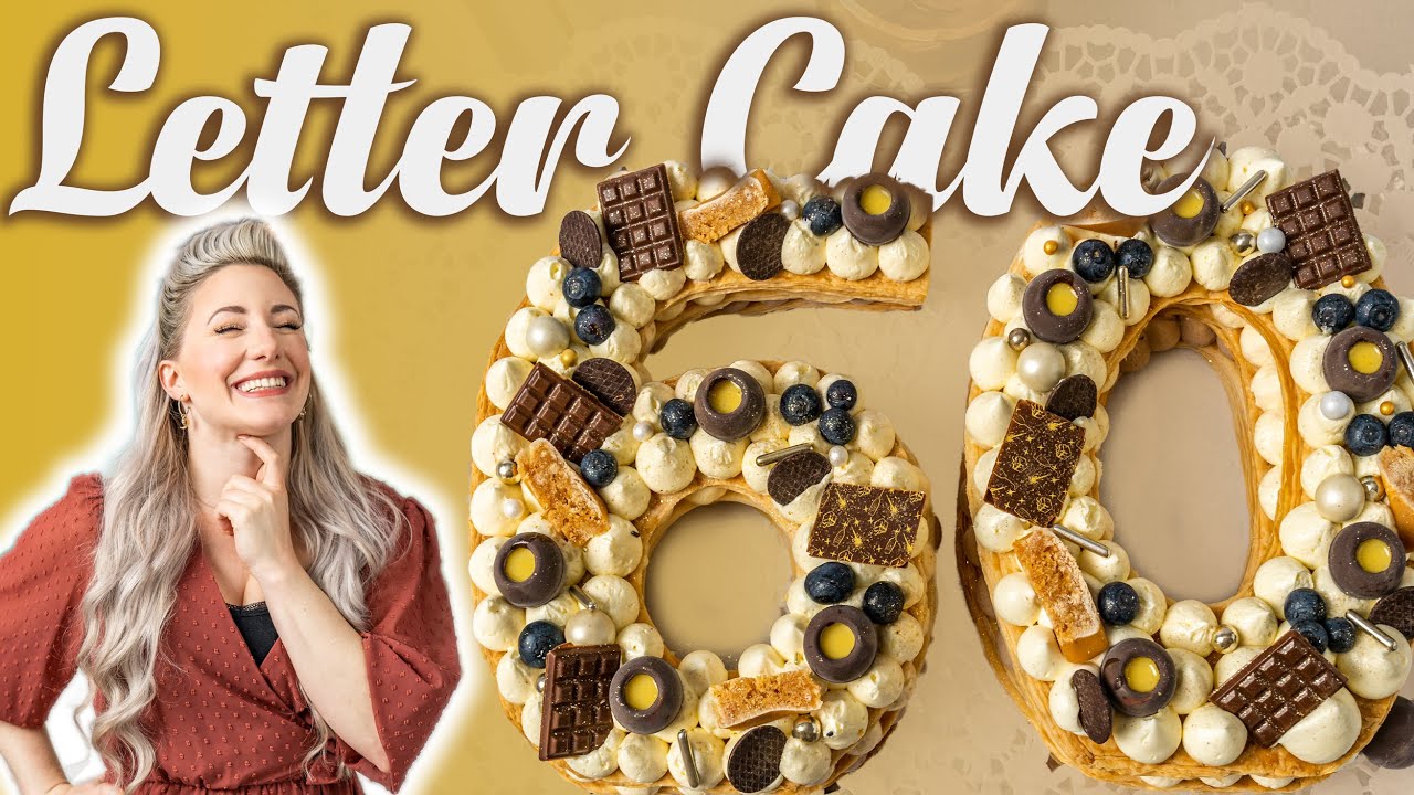 ICH HABS GETAN - LETTERCAKE zum 60. Geburtstag - Papas Geburtstagstorte mit Schokolade und Likör