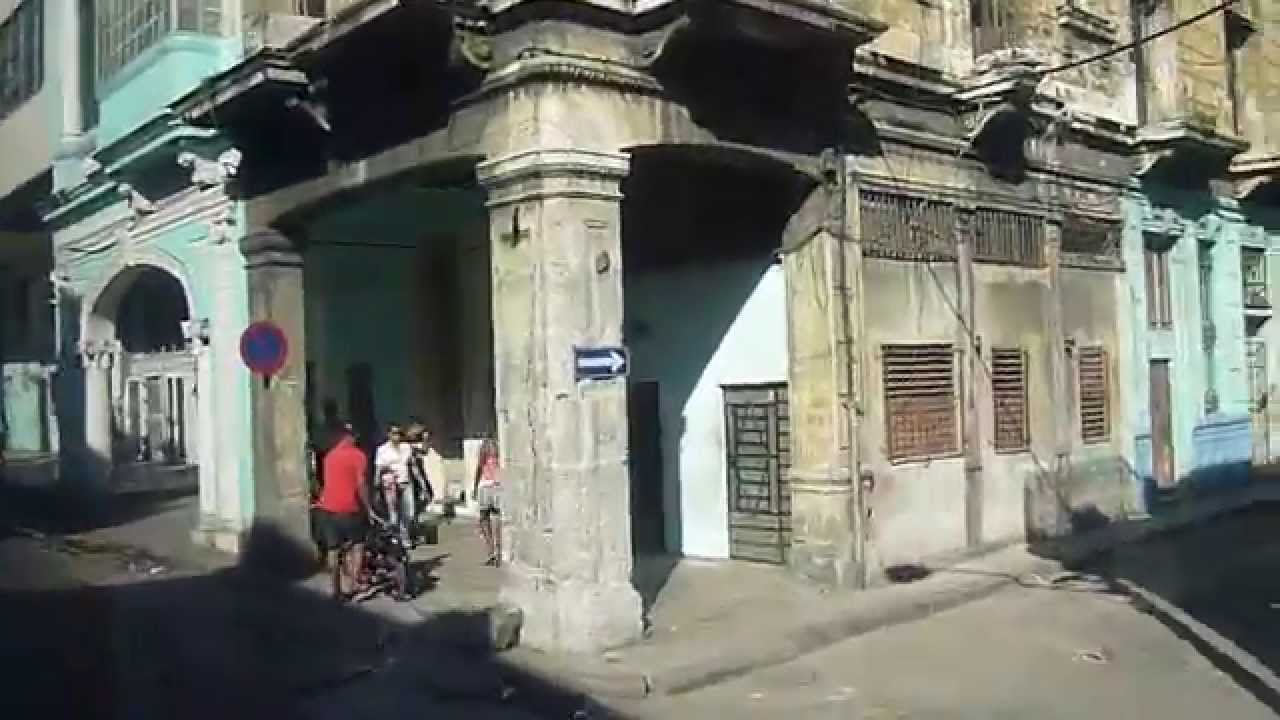 Driving through Havana
