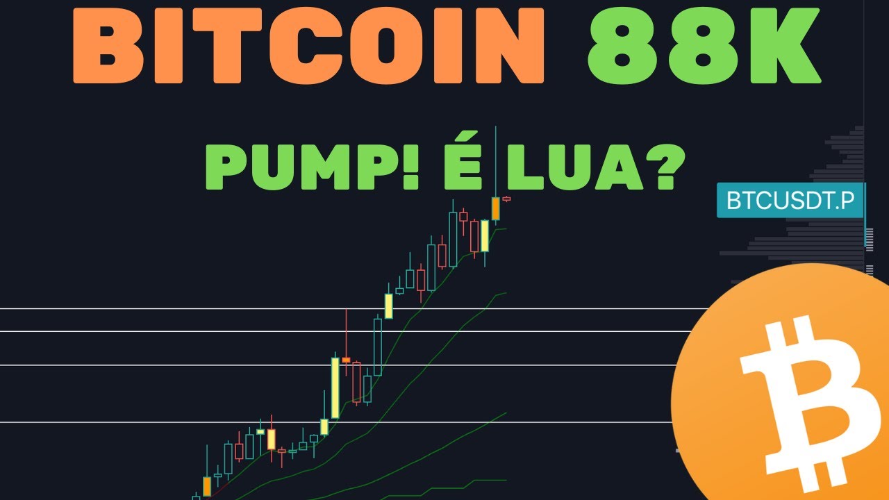 BITCOIN PUMP 88K + A ALTA COMEÇOU? É LUA? - Análise Técnica/Sentimento