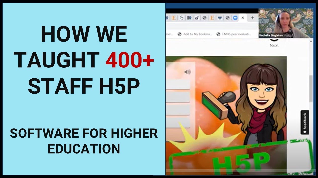 How to upskill university staff to offer effective online student learning through H5P software