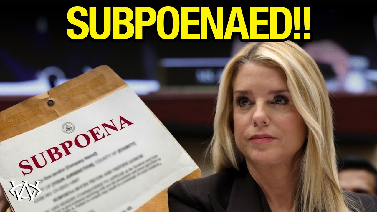 Pam Bondi SUBPOENAED as Epstein File Scandal EXPLODES