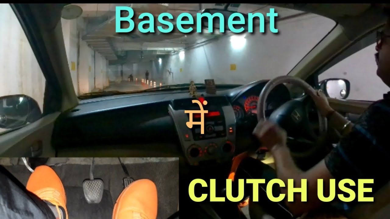 Clutch use in basement parking| Uphill & downhill driving in shopping mall| Rahul Drive Zone