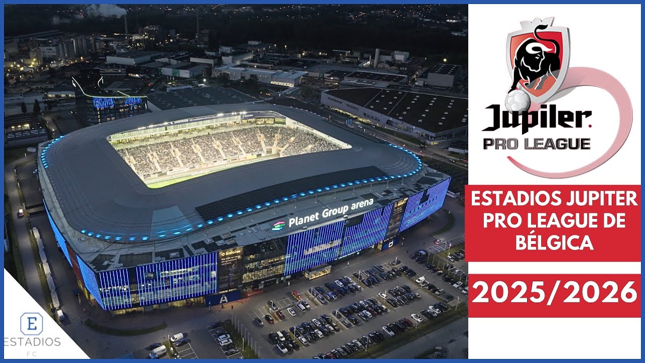 ESTADIOS de la JUPITER PRO LEAGUE DE BÉLGICA 2025/2026 | 2025/2026 BELGIAN PRO LEAGUE STADIUMS