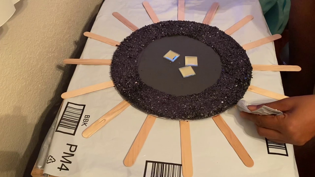 DIY Mirror Wall Art Decor