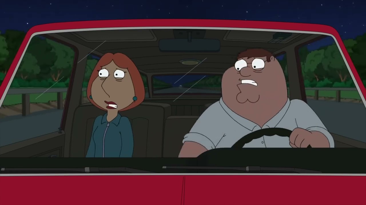 Family guy - The awkward silence between Lois and Peter