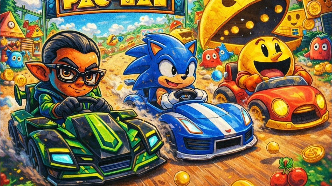Pac-Man is ready to race