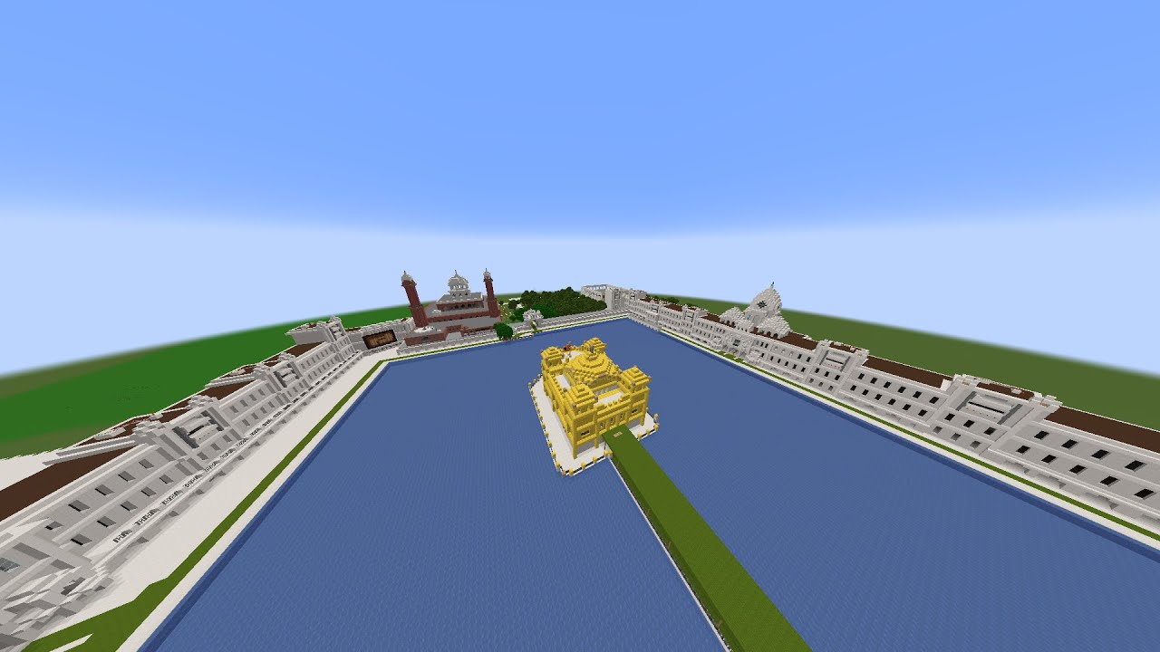 Building GOLDEN TEMPLE In Minecraft | WAHEGURU | MINECRAFT