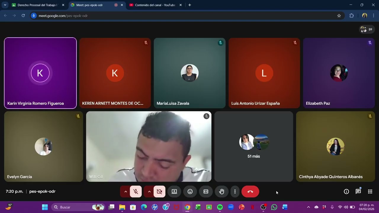 Procesal de trabajo I Clase 4 de febrero de 2026