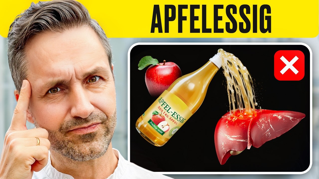 6 Gründe warum Apfelessig deinem Körper schadet (unbedingt vermeiden)