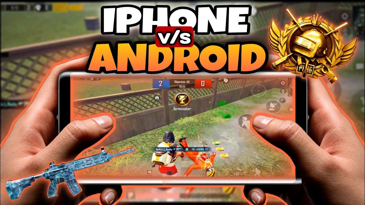IPHONE X vs AQUOS R3 🔥 IOS 60FPS vs ANDROID 60FPS 💯 PUBG MOBILE