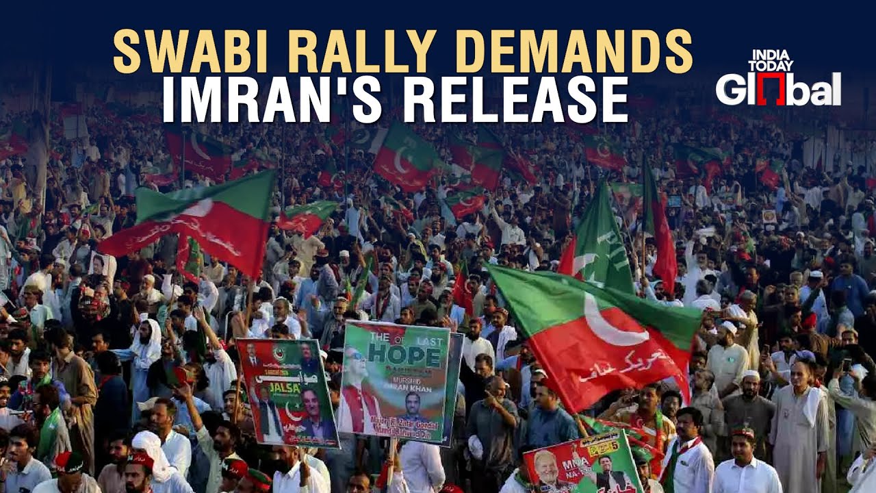 LIVE: Massive rally in Swabi: Thousands demand Imran Khan&rsquo;s release