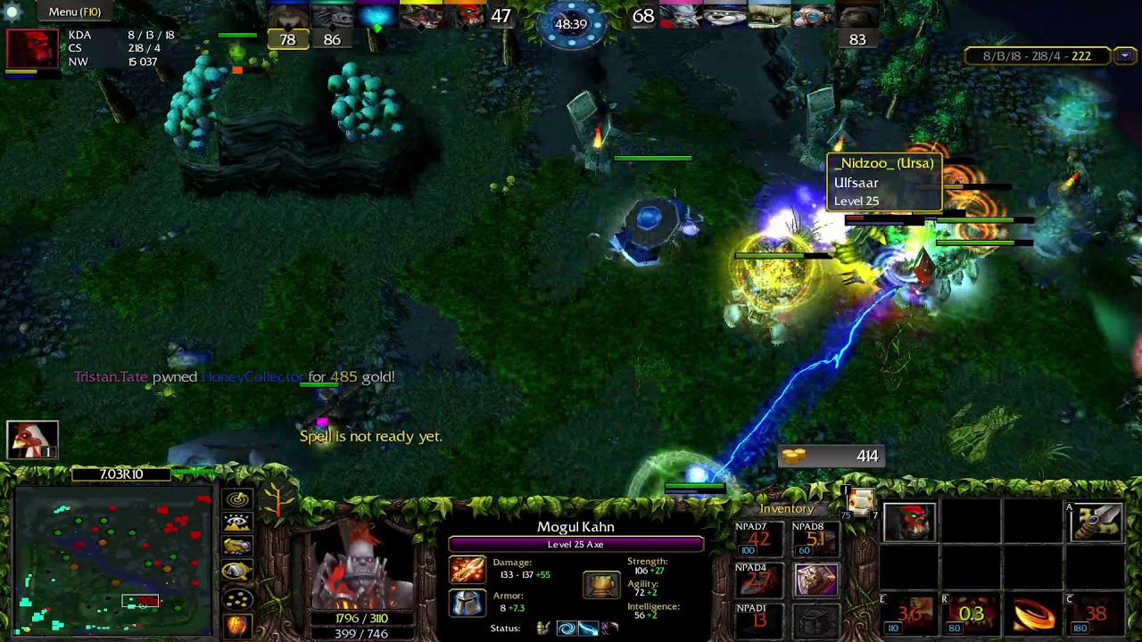 Dota 1 Axe  Game Play