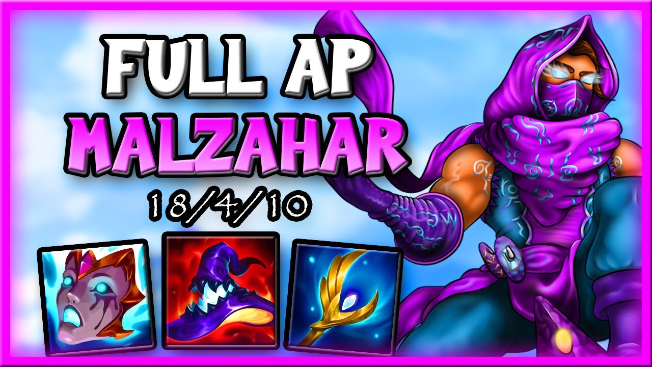FULL AP MALZAHAR DOES INSANE DAMAGE (ONE SHOTTING EVERYONE)| Malzahar S11 Guide - League Of Legends