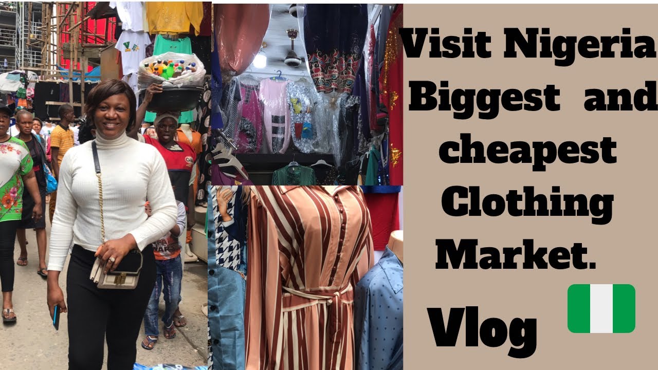 The biggest and cheapest wholesale Market for clothes ,in Nigeria. #business #clothing#vlogs