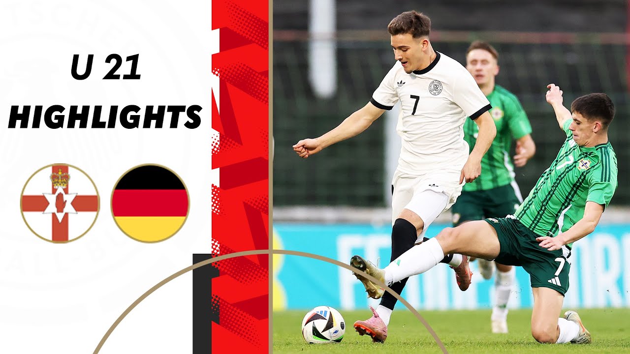 Starke Schlussphase gen&uuml;gt U 21! | Nordirland vs. Deutschland 1-2 | U 21 EM-Qualifikation Highlights