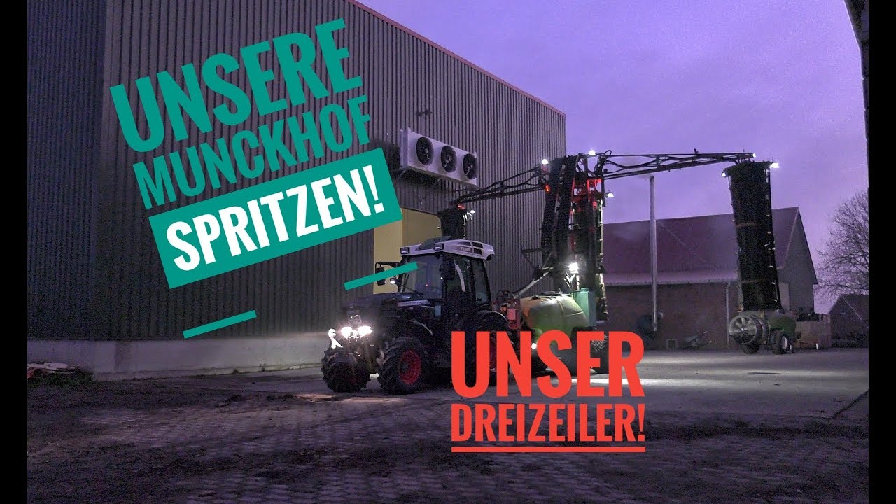 Obsthof Raddatz - Unsere Munckhof Spritzen! Vorstellung vom Dreizeiler!