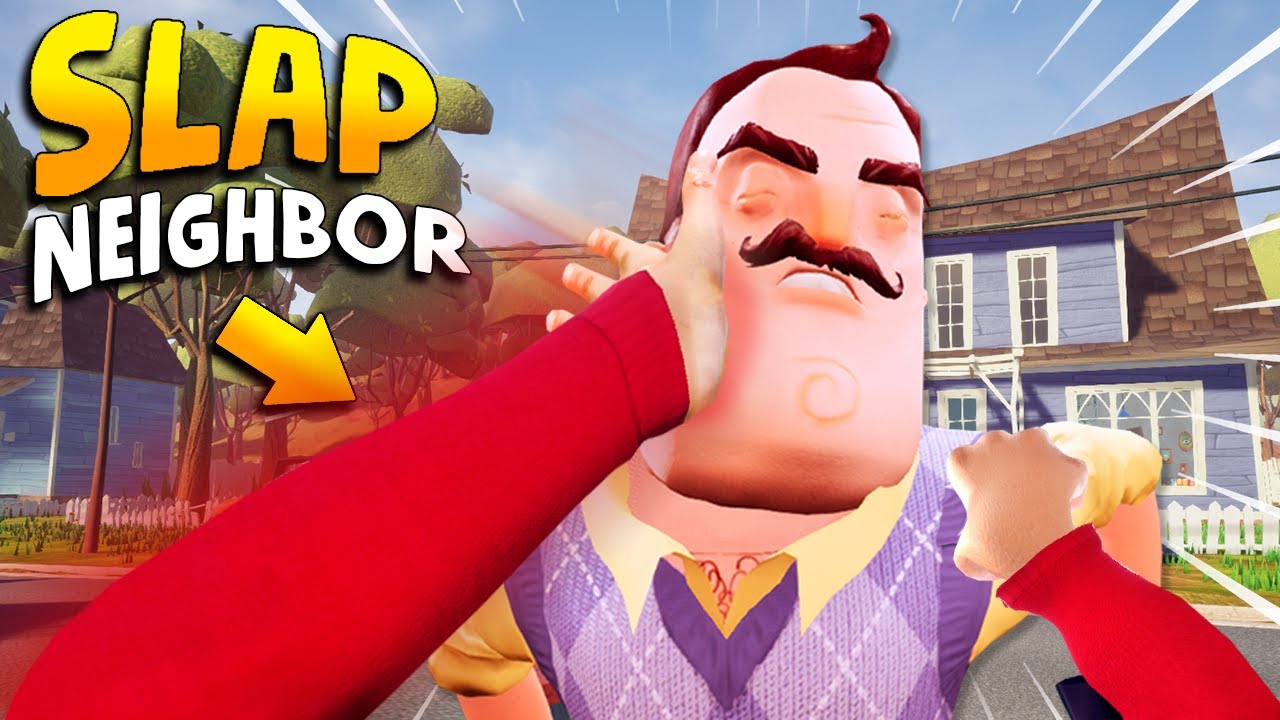 УДАР СОСЕДУ!!! | Геймплей Hello Neighbor (Модификации)