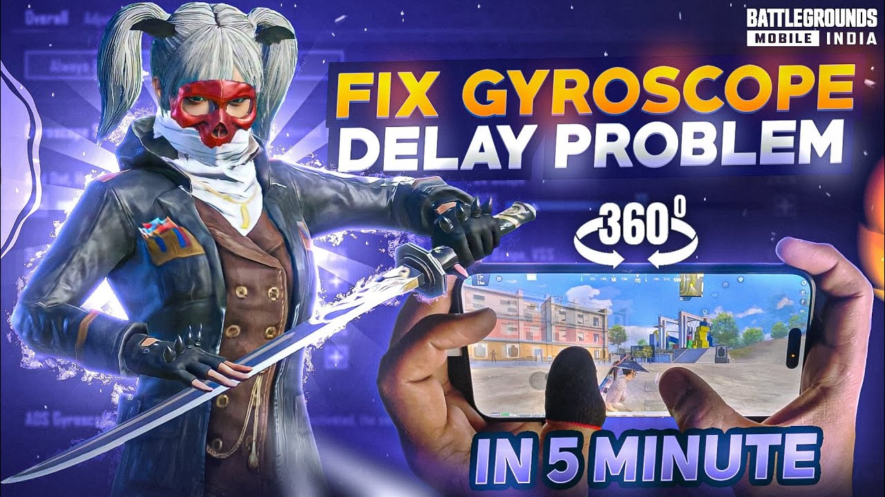 HOW TO FIX GYROSCOPE IN BGMI | HOW TO FIX GYROSCOPE SENSER BGMI | GYRO AND SENSITIVITY