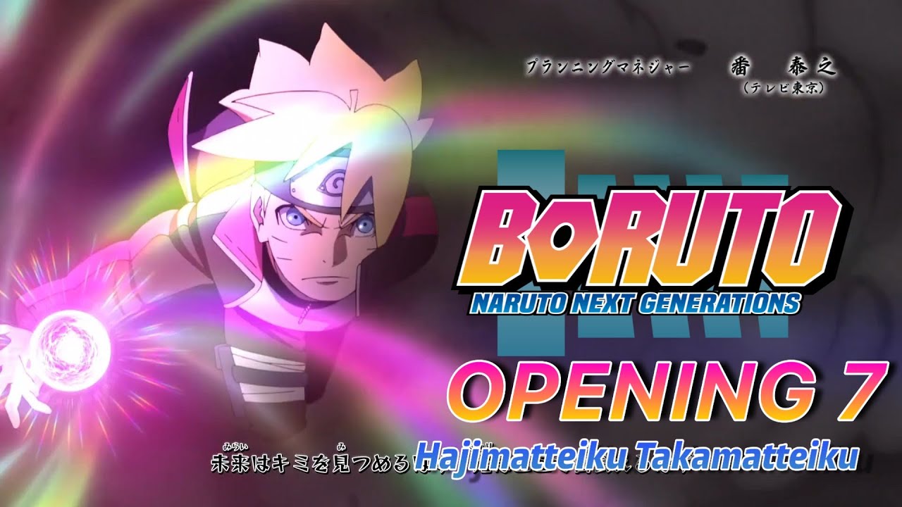 Boruto Opening 7 [Sanbomaster - Hajimatteiku Takamatteiku] AMV Original