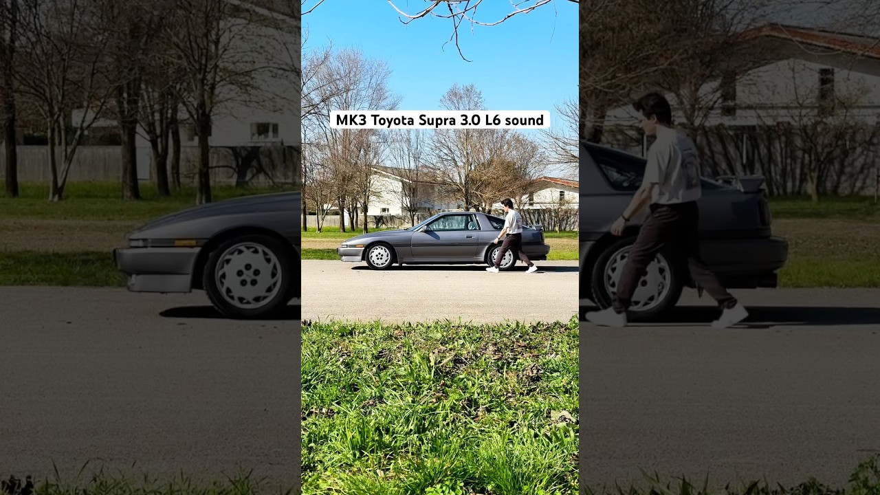 Insane MK3 A70 Toyota Supra 3.0 L6 sound (7M-GTE)