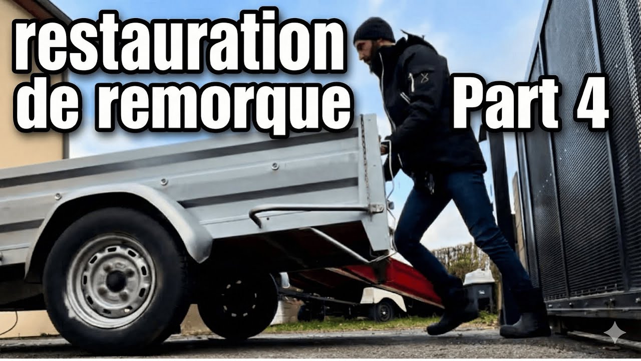 اصلاح العربة، الجزء الرابع - صباغة العجلات | Restauration de remorque