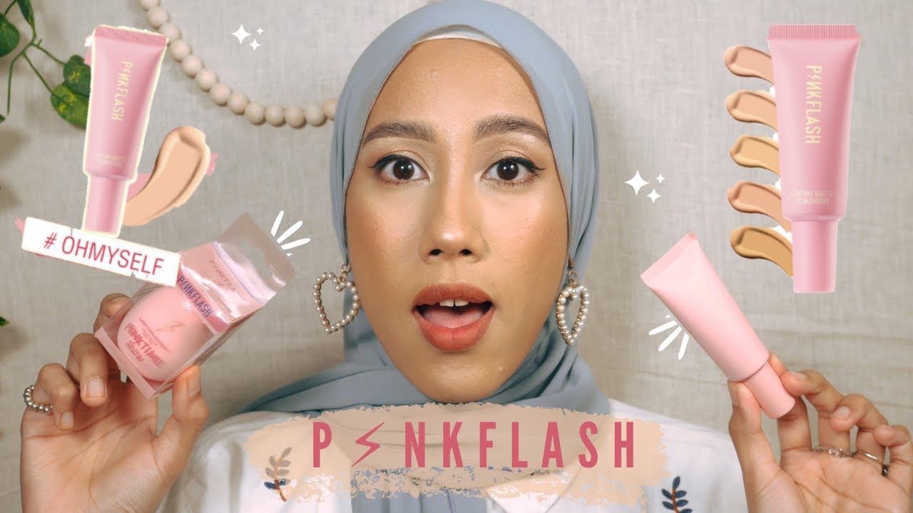 PINKFLASH LASTING MATTE FOUNDATION TRY ON & REVIEW