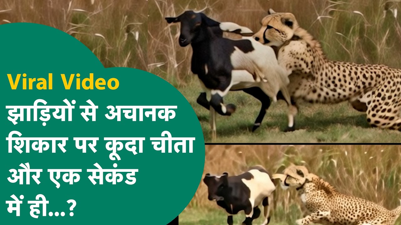 Viral Video :कूनो के चीता का वीडियो तेजी से वायरल, नदी पार कर 90KM दूर शिकार के लिए पहुंचा फिर..