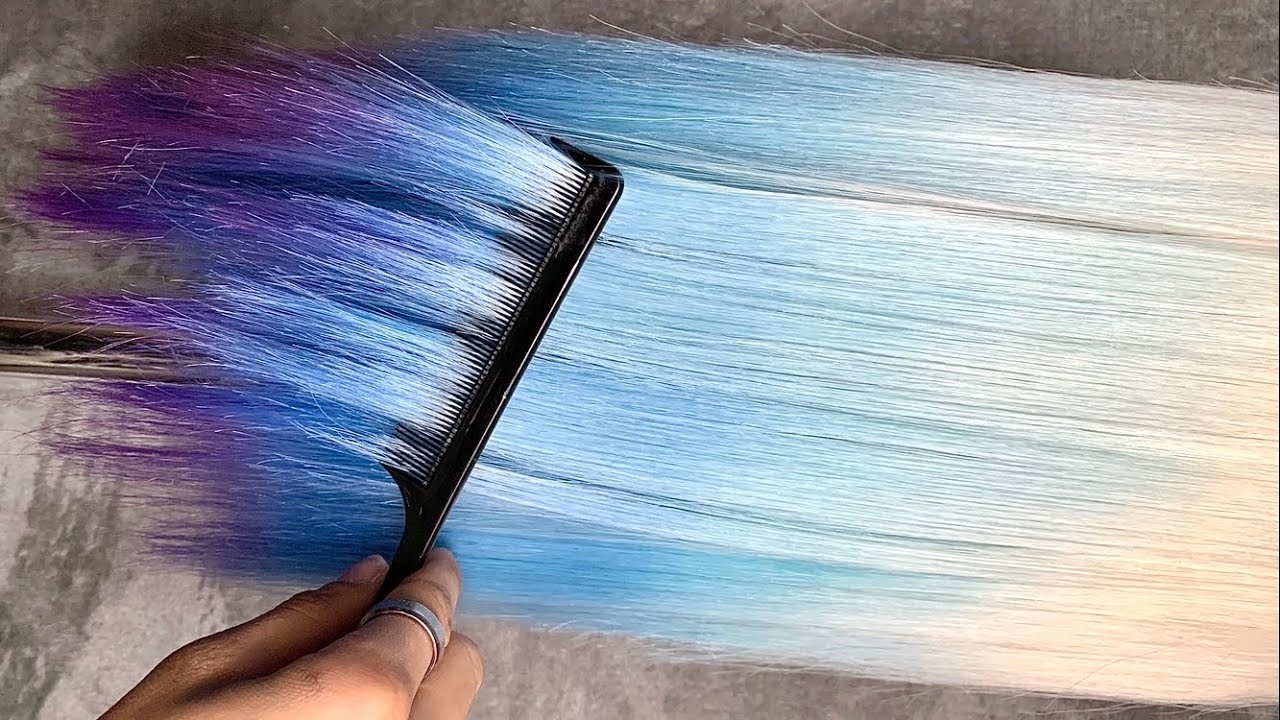Ombré Synthetic Wig w RitDye?? How To DYE Synthetic 613 Blonde Hair Faded Ombré Shades Using Rit Dye