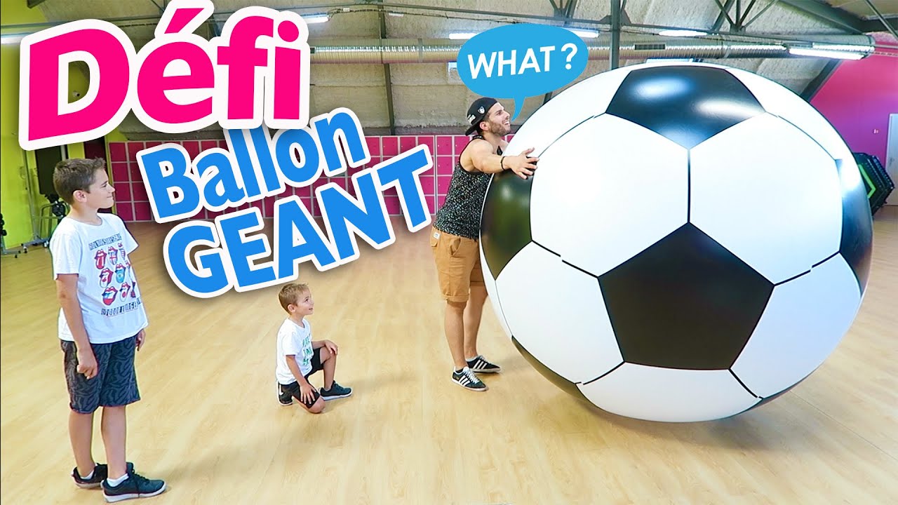 ON DEFIE WASS FREESTYLE AVEC LE PLUS GROS BALLON DE FOOTBALL DU MONDE :)