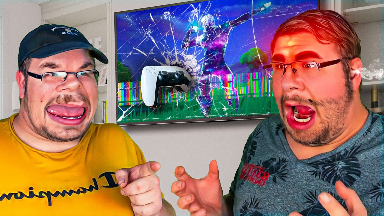 Micha zerst&ouml;rt Vaddaas Fernseher | Flashisan #shorts