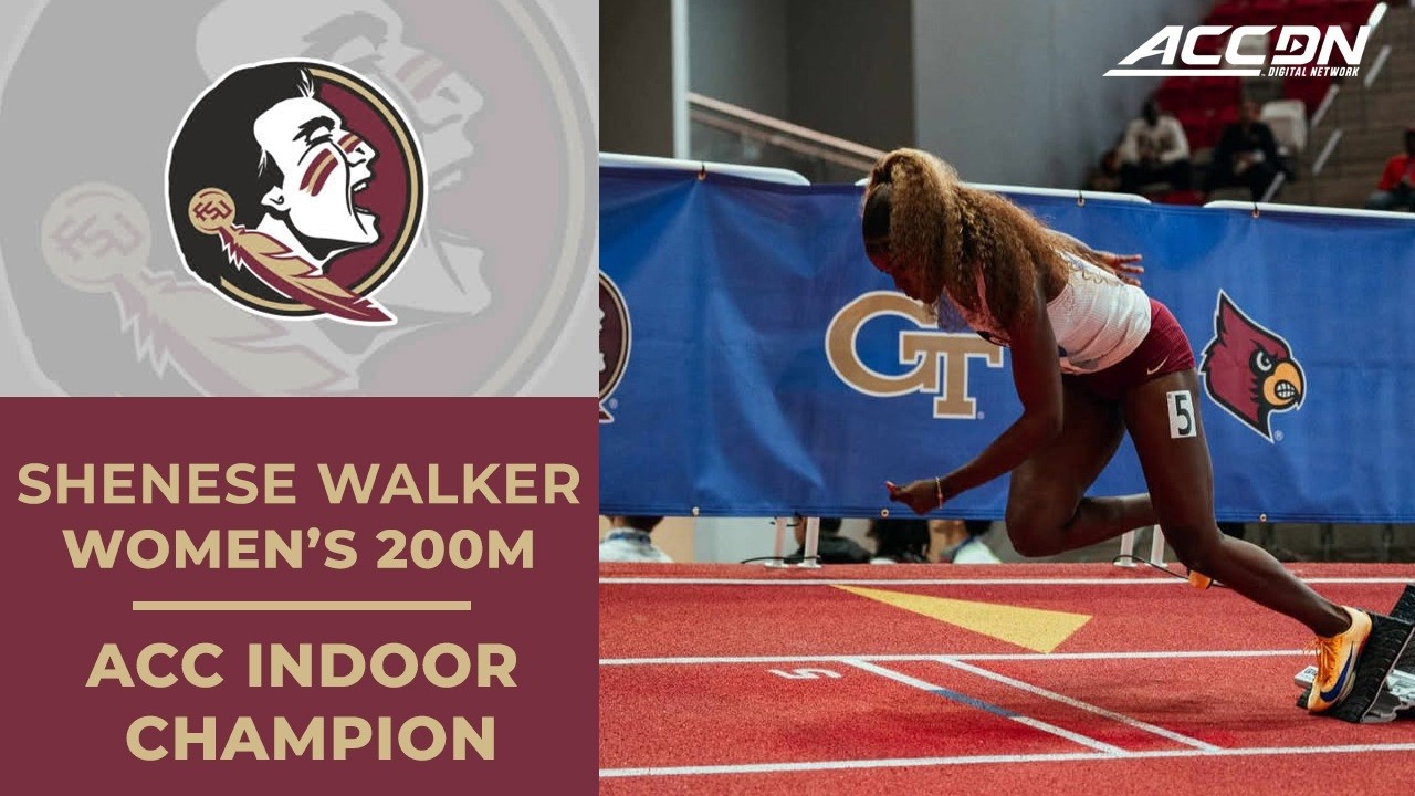 Florida State's Shenese Walker wins the ACC Women's Indoor 200m | 2026 ACC Indoor Championship