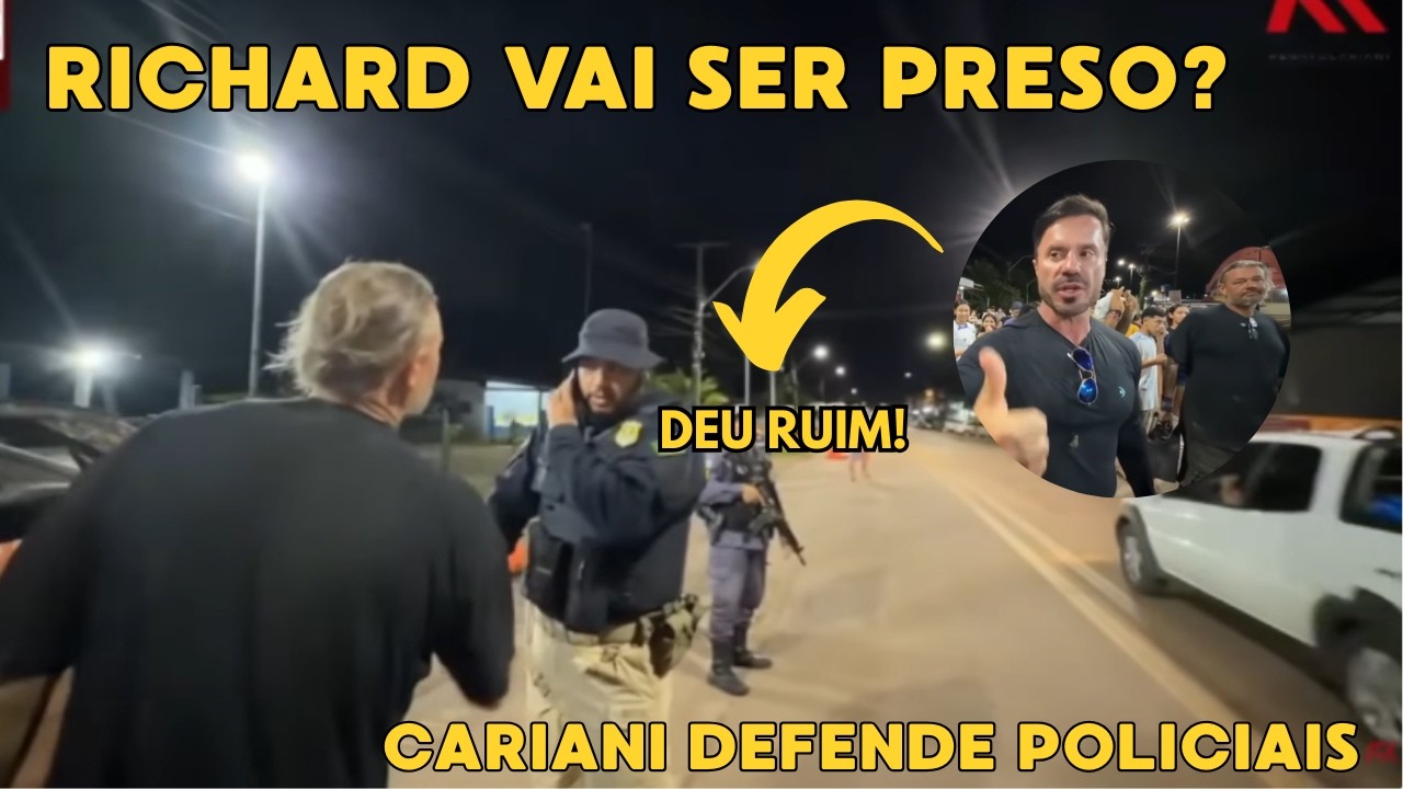 UTV é apreendido, AO VIVO!  Cariani fica do lado da PRF! (Richard não gostou)