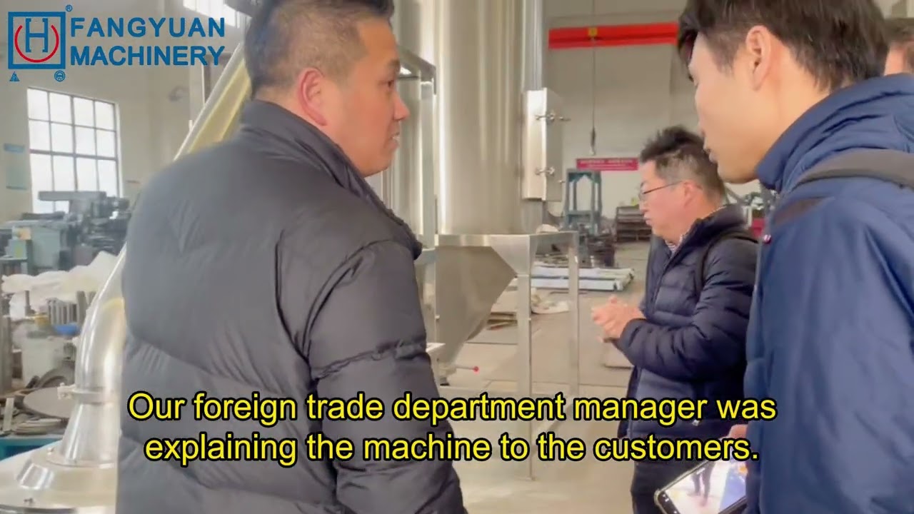 The visit process of the Moroccan client to our Fangyuan factory