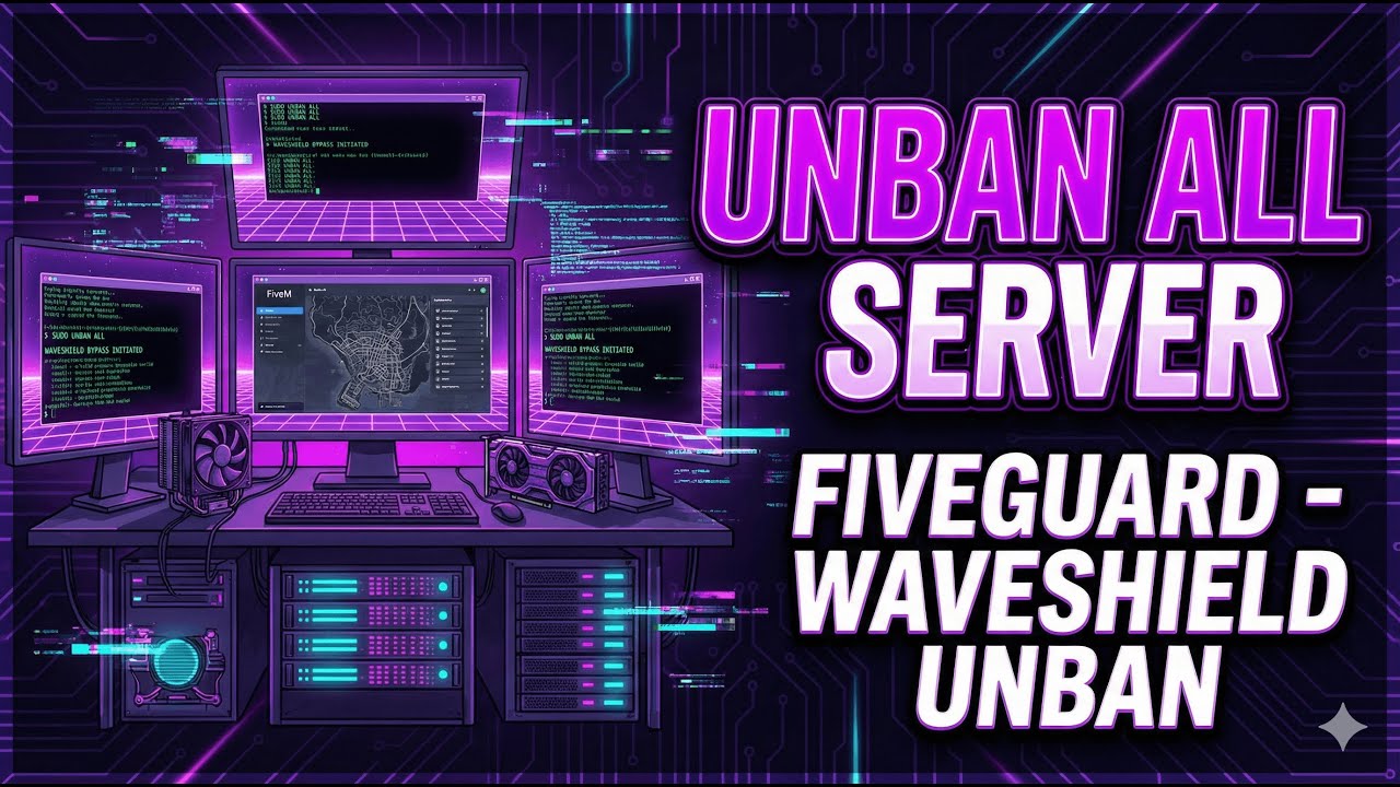 TUTORIAL HOW TO UNBAN ALL SERVER | STEP BY STEP | FIVEGUARD WAVESHIELD FINIAC TXADMIN UNBAN | 2026