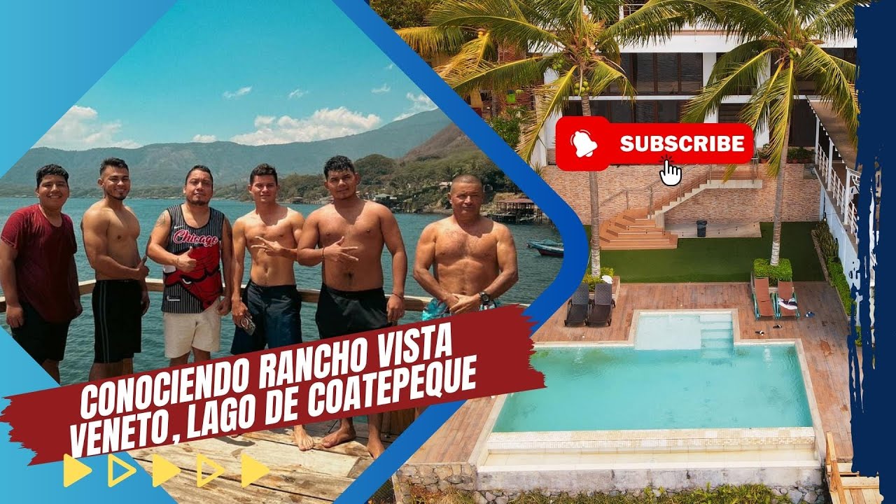 Rancho de lujo en el Lago de Coatepeque, Vista Veneto tiene una vista impresionante.