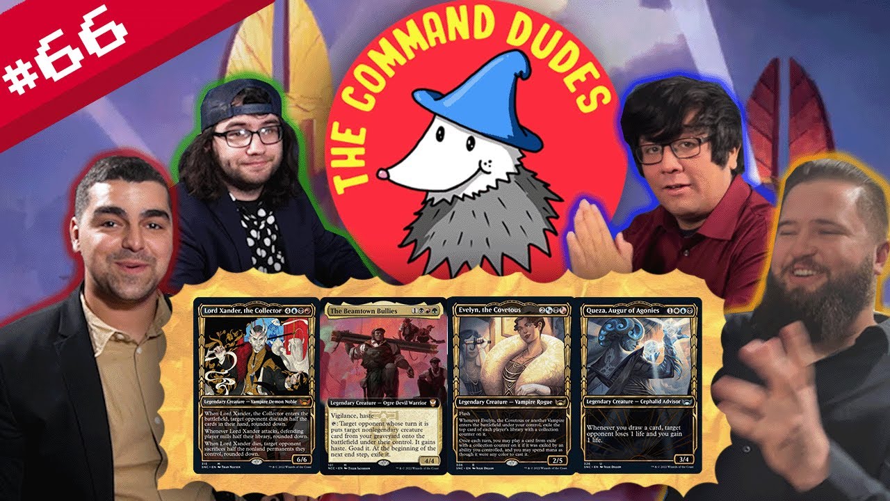 NEW CAPPENA IS OUT! Xander vs. Beamtown vs. Evelyn vs. Queza | The Command Dudes | MTG EDH gameplay