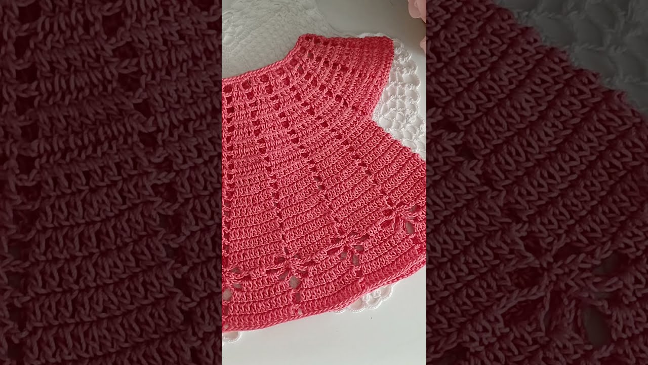 Te Encantara😍Teje Bello vestido Fácil y Rápido! Nuevo Patrón de Ganchillo👌