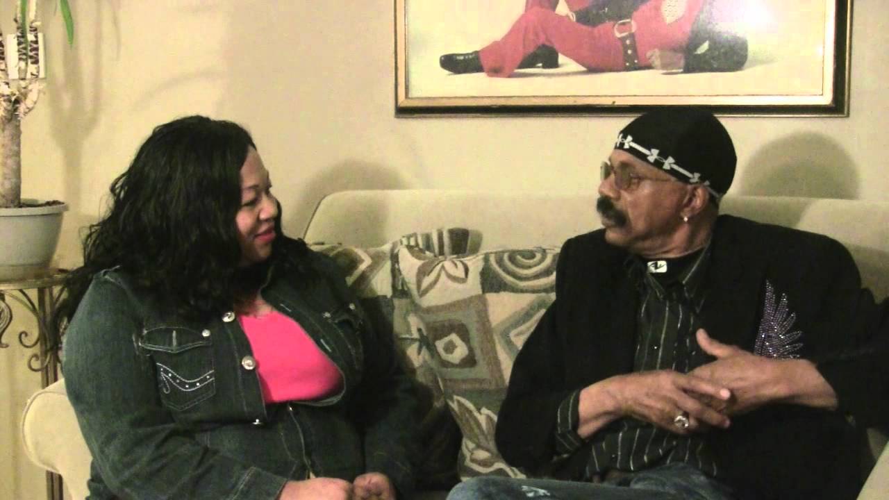 Salima speaks to Wilbert Hart of the original Delfonics